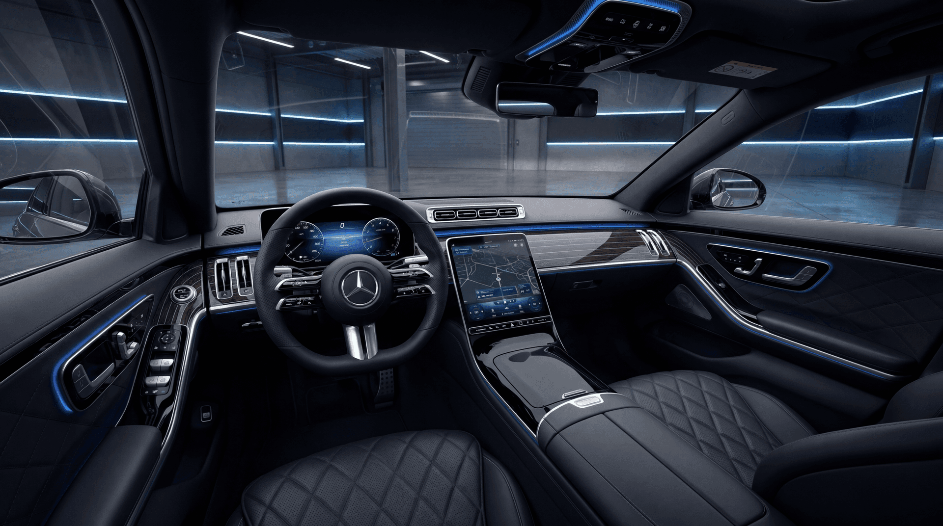Professional deep cleaning of luxury car interior leather seats